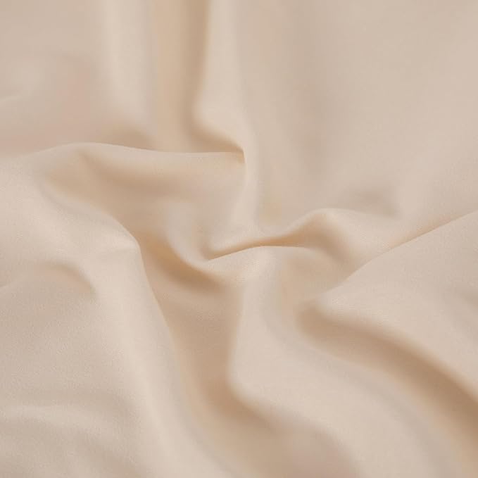 Twin Flat Sheet Only，66x96Inch Beige - Image 6