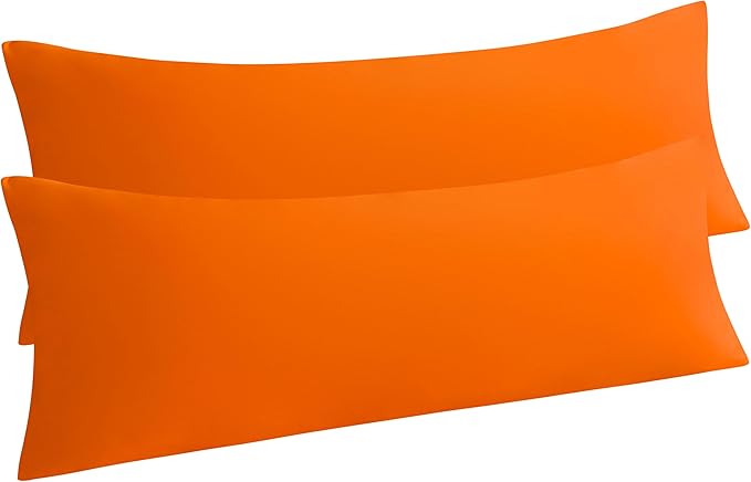 NTBAY Body Pillow Cases Set of 2, 2 Pack Brushed Microfiber 20x54 Pillow Cases by NTBAY
