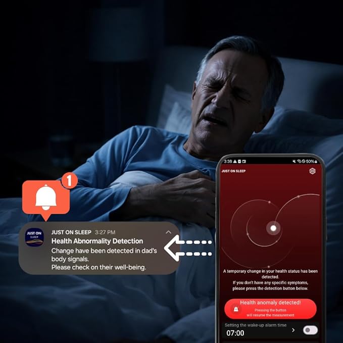 JUST ON Smart Sleep Tracker – Non-Wearable Sleep Monitor - Image 4