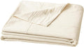 BESTOUCH Flat Sheet Only 100% Washed Cotton Linen Feel Wrinkle-Free, by BESTOUCH