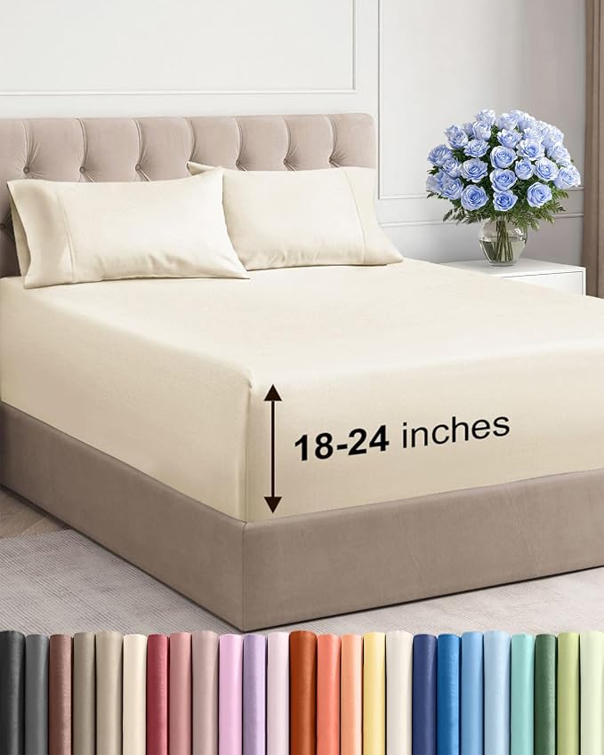 Extra Deep Cal King Sheet Set by CGKUnlimited
