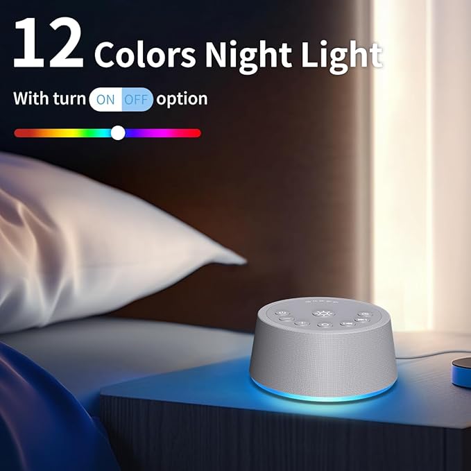 SoundLegend Sleep White Noise Sound Machines 32-Level Volume 30 Sounds 12 - Image 3