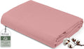Royale Linens 100% Organic Cotton Full Flat Sheet Only by ROYALELINENS