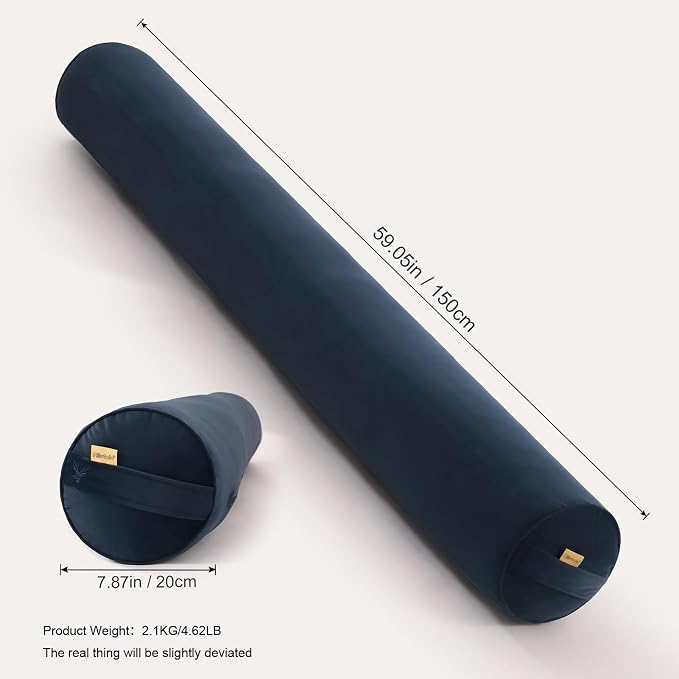 Body Pillow for Adults, Long Round Pillow, Big Cylindrical Pillow, Large Full - Image 2