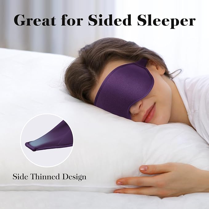 Fygrip 3D Eye Mask Sleep Mask for Men & Women, 100% Pressure-Free & Light - Image 7