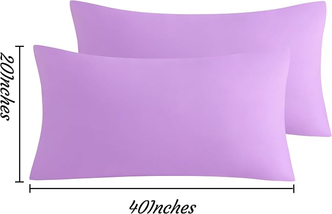 NTBAY King Pillow Cases Set of 2, 2 Pack Brushed Microfiber 20x40 Pillow Cases - Image 6