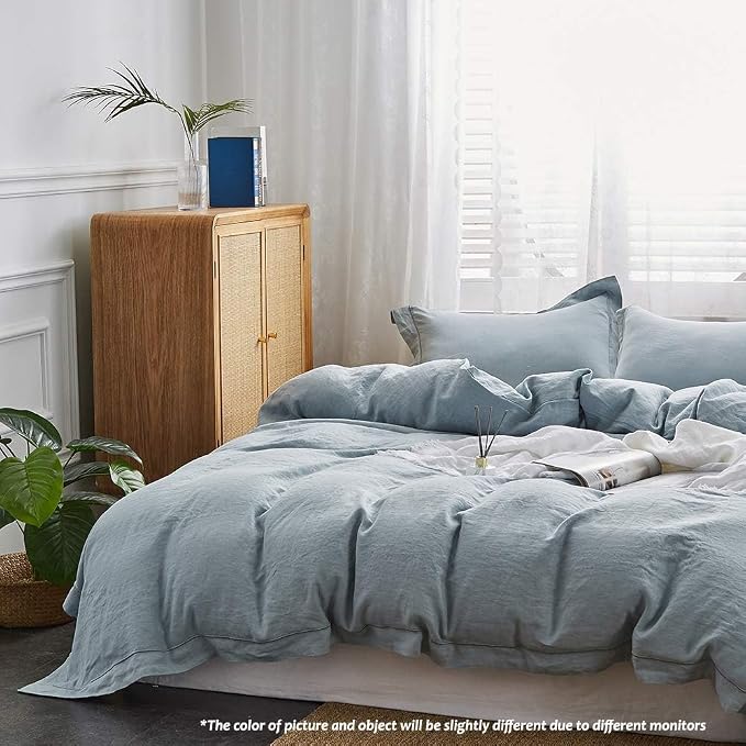 Simple&Opulence 100% Linen Duvet Cover Set - Image 6