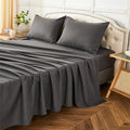 ILAVANDE King Size Sheets Set 4 Piece, Hotel Luxury Super Soft 1800 Series by ILAVANDEforYourBedHome