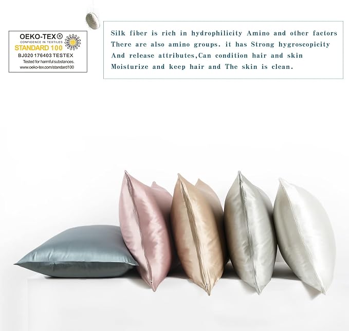 DISANGNI 100% Natural Mulberry Silk Pillow case - Image 7