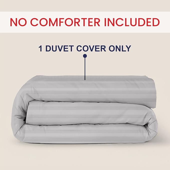 Kotton Culture 1 Pc King Size Duvet Cover Only -100% Egyptian Cotton 600 Thread - Image 2