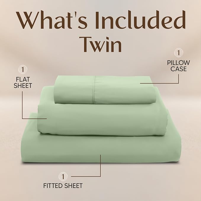 Utopia Bedding Twin Sheet Set – 3 Piece Bed Sheets - Image 3