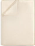 Lirex Beige Flat Sheet Twin, Ultra Soft & Breathable Brushed 1800 Microfiber by Lirex