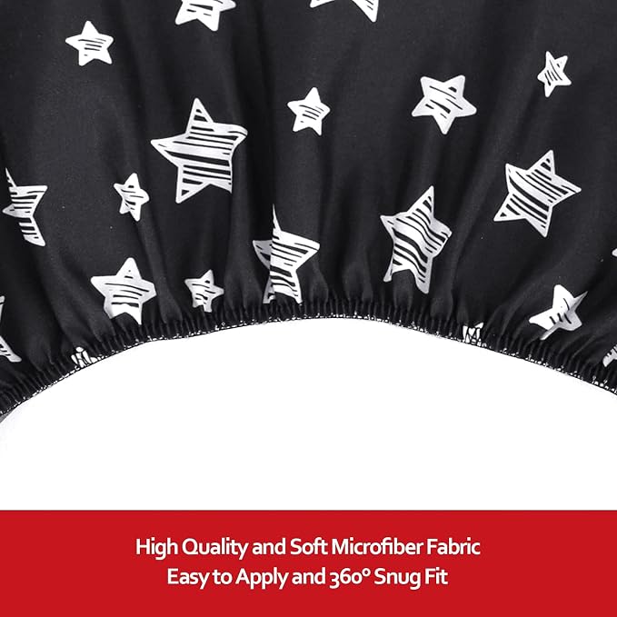 Pack and Play Sheets, 2 Pack Mini Crib Sheets, Stretchy Playard Fitted Sheet - Image 4