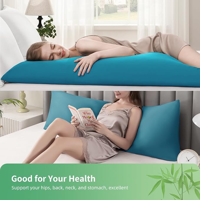 Body Pillowcase, Cooling Viscose from Bamboo Pillow Cover - Image 2
