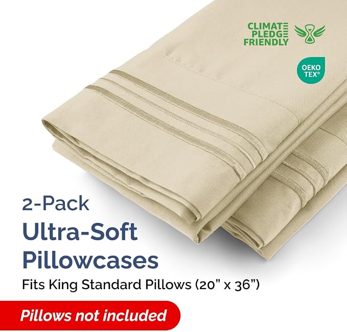 King Standard Pillow Cases Set of 2 - Image 2