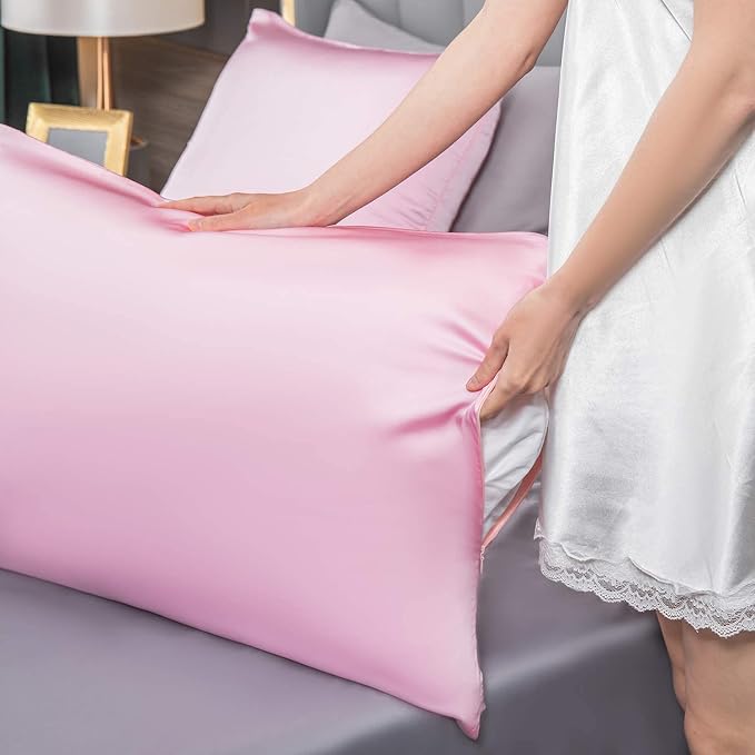 Mulberry Silk Pillowcase for Hair and Skin, Toddler Size Kids Silk Pillow Case - Image 6