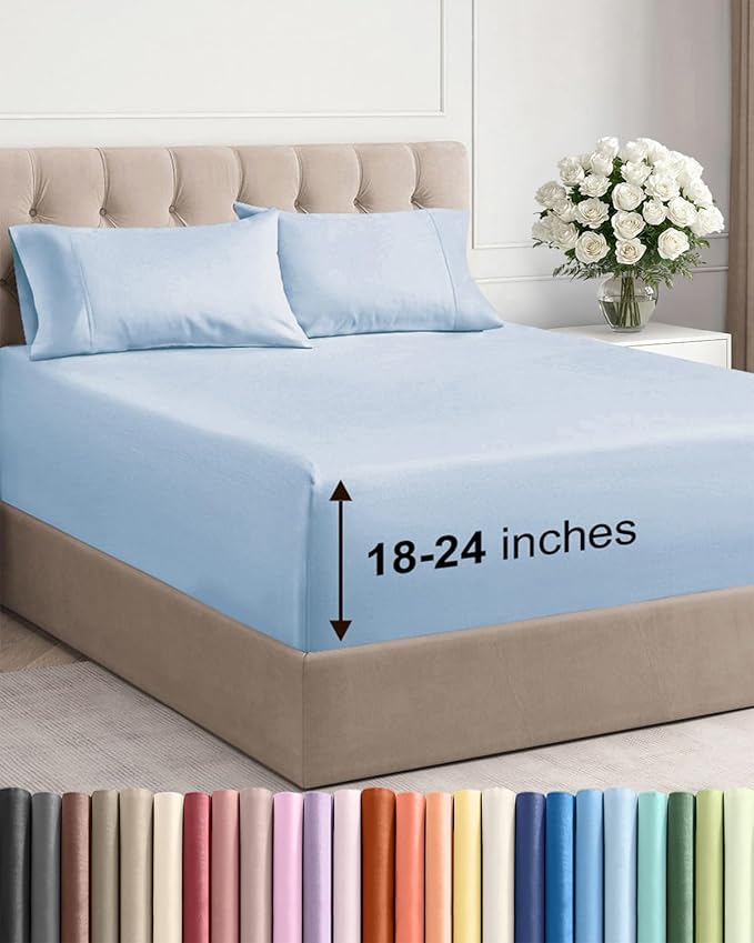 Extra Deep Cal King Sheet Set by CGKUnlimited