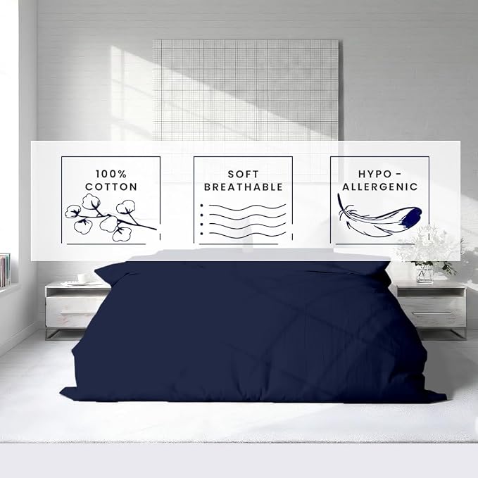 Kotton Culture 1 Pc 120"x120" Duvet Cover Super King Plus/Super Oversize King - Image 6
