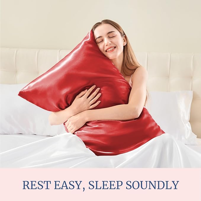 BEDELITE Satin Pillowcase for Hair and Skin, Super Soft Similar to Silk Pillow - Image 5