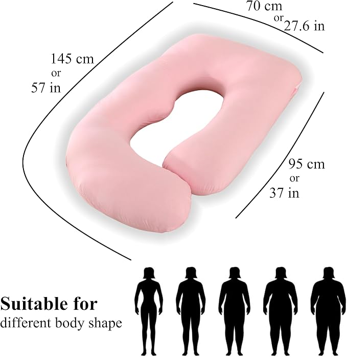 ALLOPERA Pregnancy Pillow, Full Body Maternity Pillow 57 inch, - Image 8