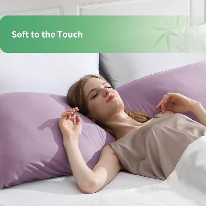 Body Pillowcase, Cooling Viscose from Bamboo Pillow Cover - Image 3