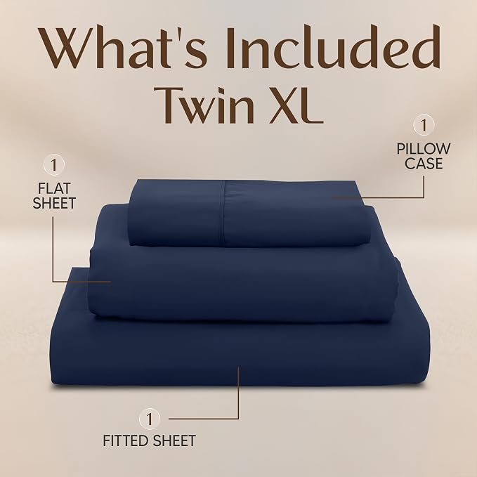 Utopia Bedding Twin XL Sheet Set – 3 Piece Bed Sheets - Image 3