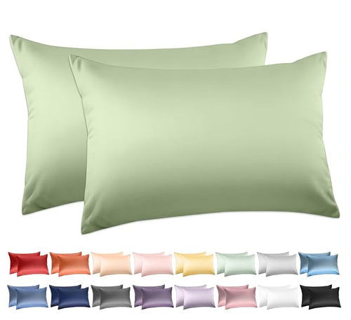 100% Cotton Standard Pillowcases Set of 2, Deep Dream 600 Thread Count Pillow by DeepDream