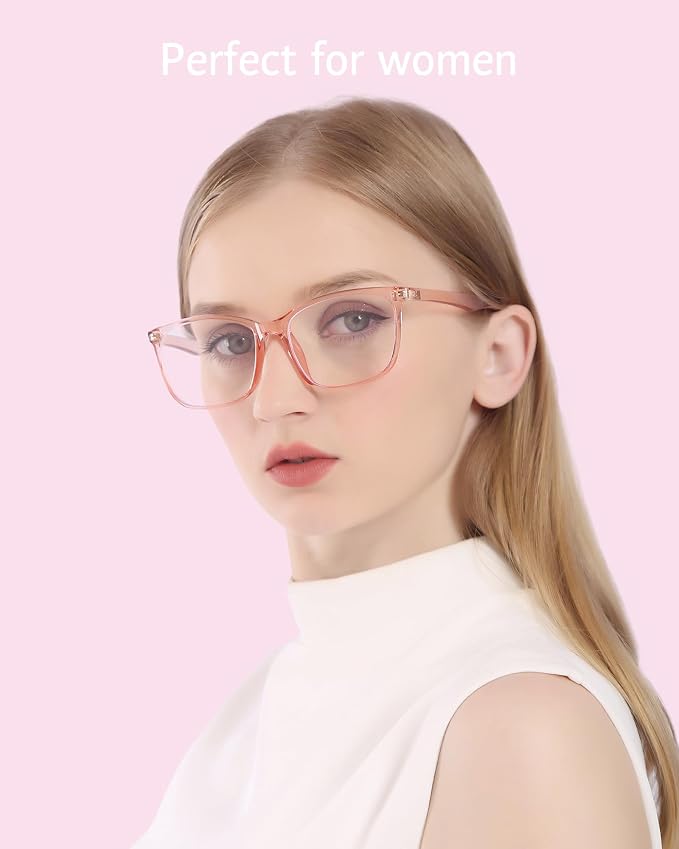 ANRRI Blue Light Blocking Computer Glasses Women Anti Eyestrain UV Filter Lens - Image 3
