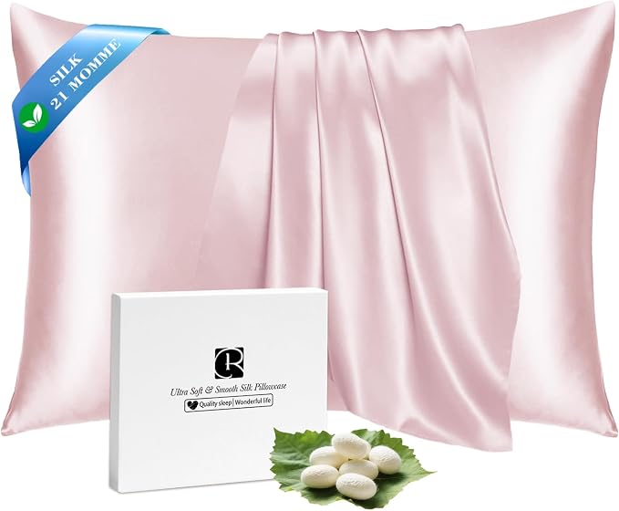 Ravmix 100% Silk Pillow Cases by Ravmix