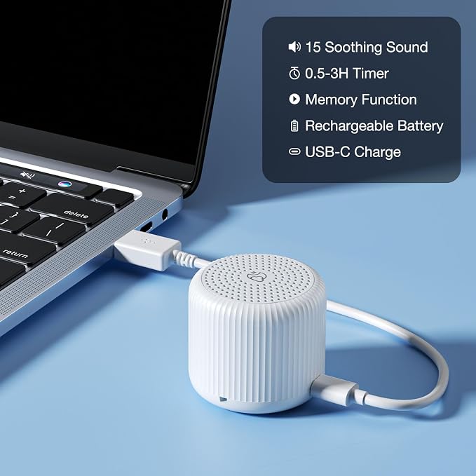 Portable Sound Machine for Baby Adults, LEICEX Travel Sound Machine, 15 - Image 6