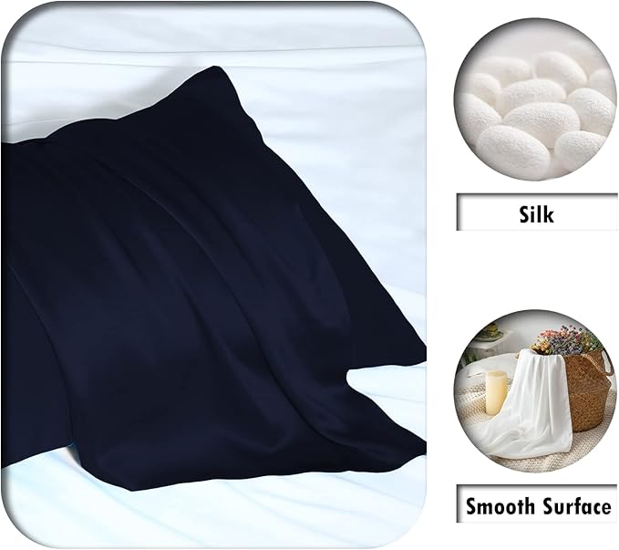 Mulberry Silk Pillowcase for Hair and Skin Pillow Case - Image 2