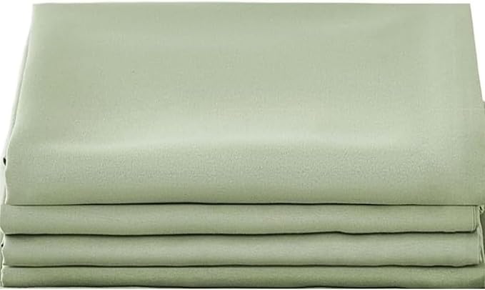 Microfiber Queen Bedding Flat Sheet, Ultra Soft and Wrinkle, Stain Resistant by FLCA
