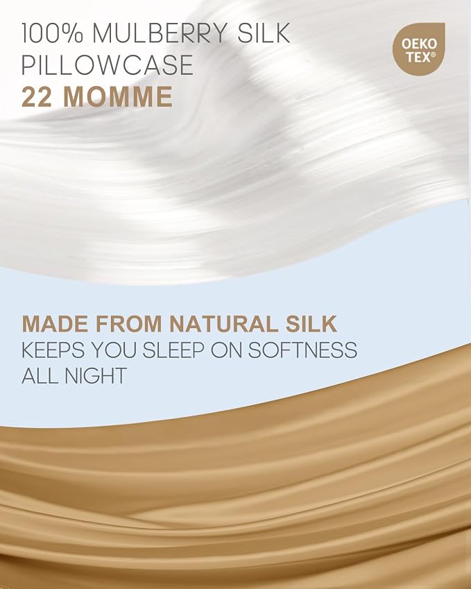 THXSILK 100% Pure Mulberry Silk Pillowcase - Image 2
