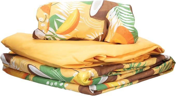 ForPro Premium Designer Microfiber 3-Piece Massage Sheet Set, Coco Mango - Image 3