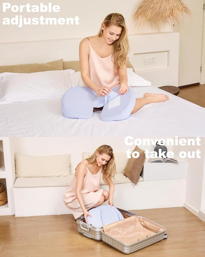 Pregnancy Pillows for Sleeping, Memory Foam Maternity Pillow - Image 6
