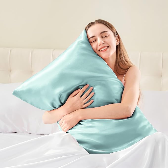 BEDELITE Satin Body Pillow Cover, Super Soft and Cooling Body Pillow Pillowcase - Image 2