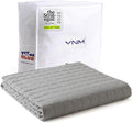 YnM 25lbs Weighted Blanket for Adults, Cotton Heavy Bed Throw Blanket by YNM