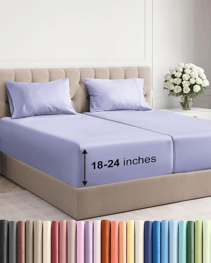 Extra Deep Split King Sheet Set by CGKUnlimited