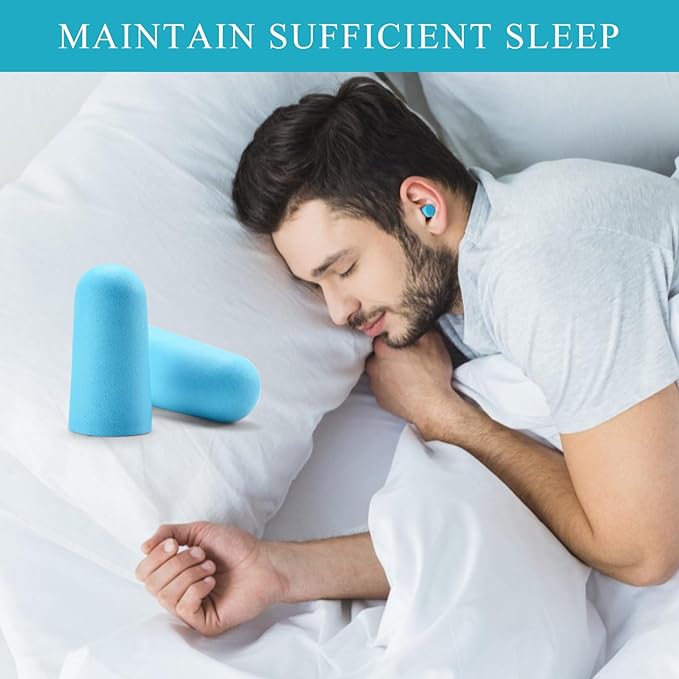 Lenicany 30Pair Soft Foam EarPlugs, 32dB Disposable Sound Blocking Noise - Image 7