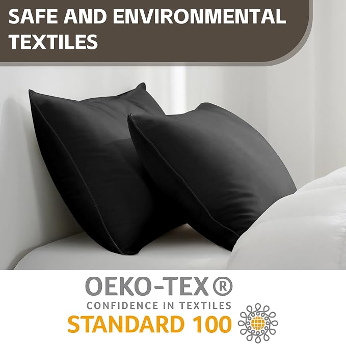 HIMOON Bed Pillows for Sleeping 4 Pack, Standard Size Cooling Pillows Set of 4 - Image 6