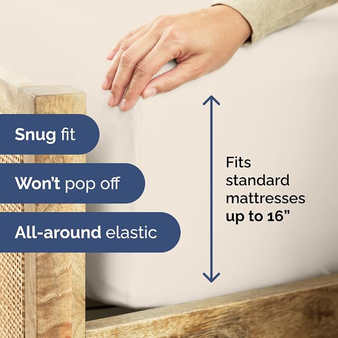 Cal King Fitted Bed Sheet - Image 3