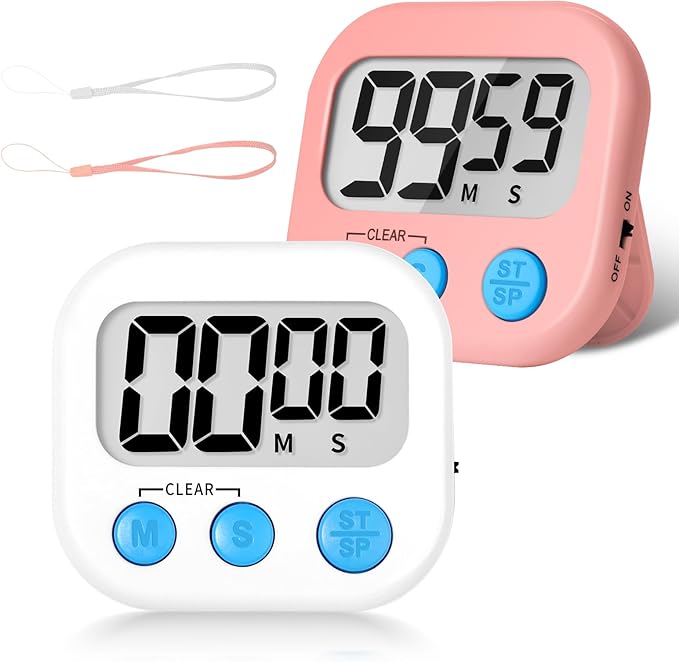 ZILLEEN Classroom Timer for Kids Teachers 2 Pack Digital Timers by ZILLEEN