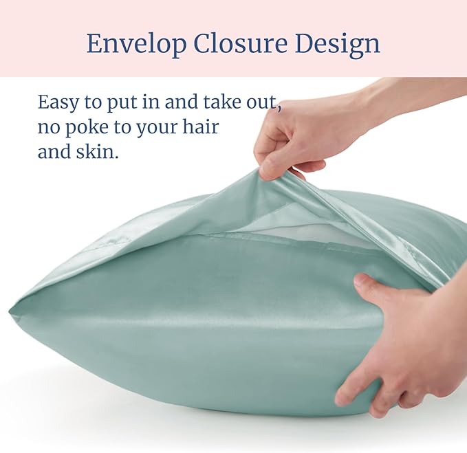 BEDELITE Satin Pillowcase for Hair and Skin, Super Soft and Cooling Similar to - Image 6