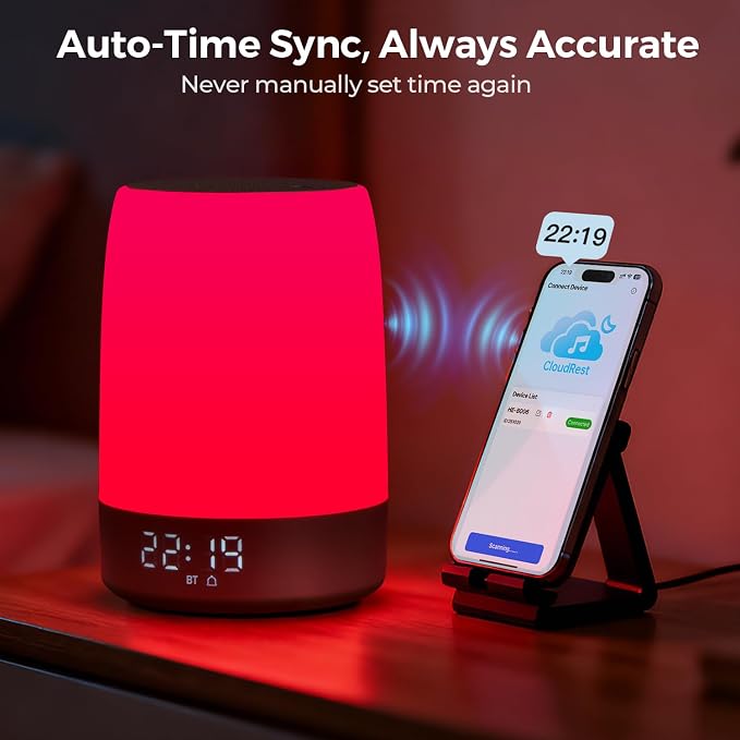 Smart Red Light Therapy Lamp & Sleep Sound Machine - Image 8