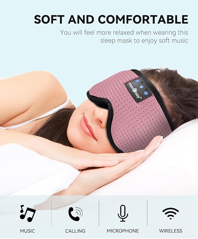 MUSICOZY Sleep Headphones, Wireless Music Earbuds Earphones - Image 2