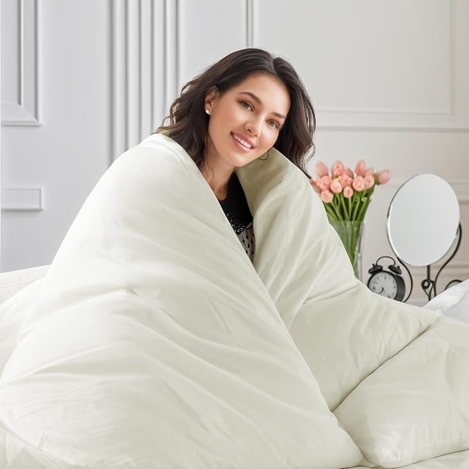 NEXHOME PRO Twin Duvet Cover Set, 100% Washed Cotton - Image 6
