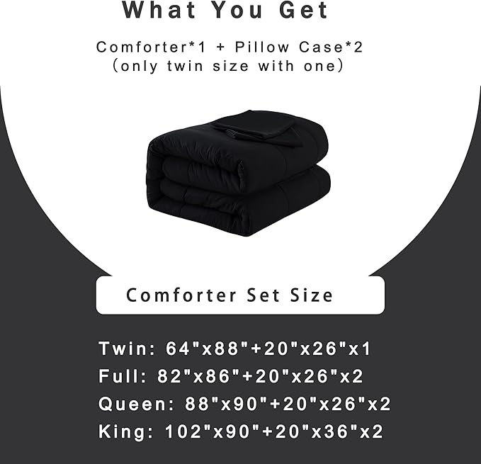 DOWNCOOL Twin Comforter Set -All Season Bedding Comforters Sets - Image 6