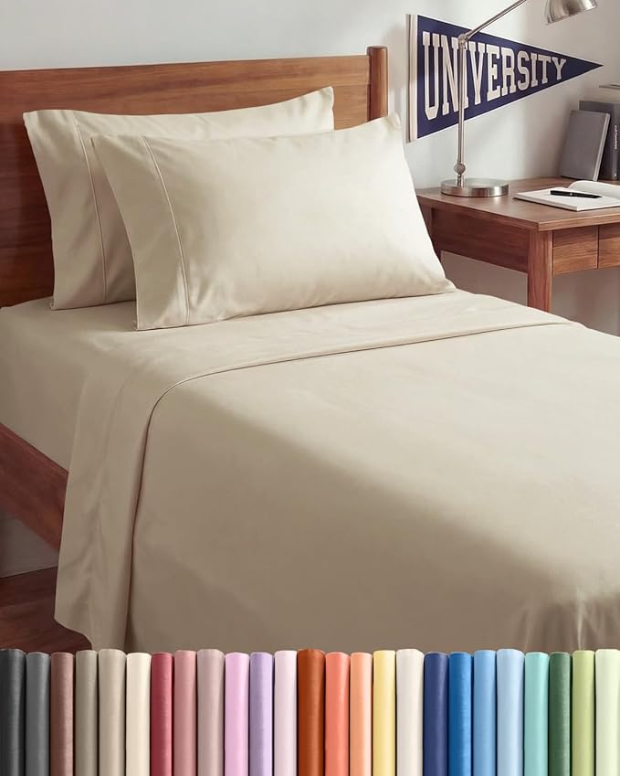Twin XL 4 Piece Sheet Set by CGKUnlimited