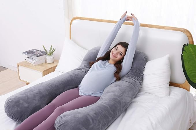 AS AWESLING Pregnancy Pillow, U Shaped Full Body Pillow, Support and Maternity - Image 6