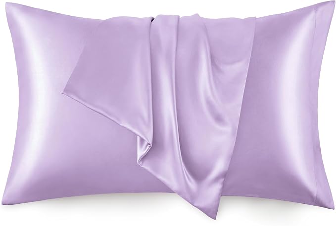 Love's cabin Satin Pillowcase Set of 2 King Size 20x36, Cooling Pillow Covers by Lovescabin